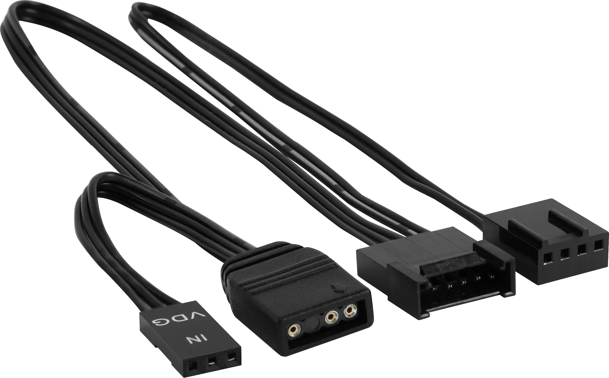 Aerocool Duo 14, 140 mm, hydraulinen laakeri, ARGB -tuuletin, musta