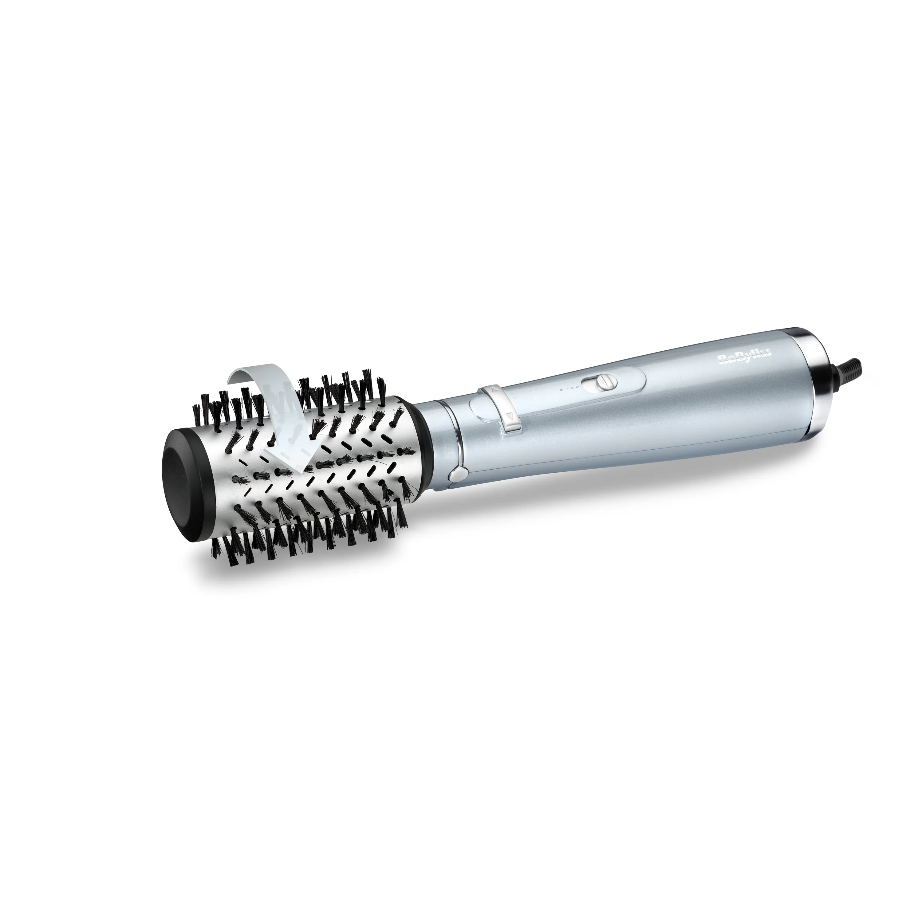 BaByliss Hydro-Fusion AS773E 50mm Hot Air Brush, Aqua/Black/Metallic