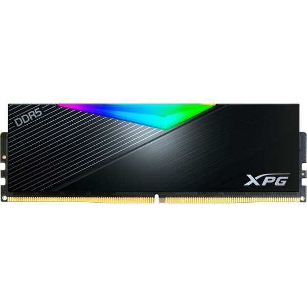 ADATA DDR5 - 32GB - 5600 - CL - 36 Single RAM (black, AX5U5600C3632G-CLARBK, Lancer RGB, INTEL XMP)