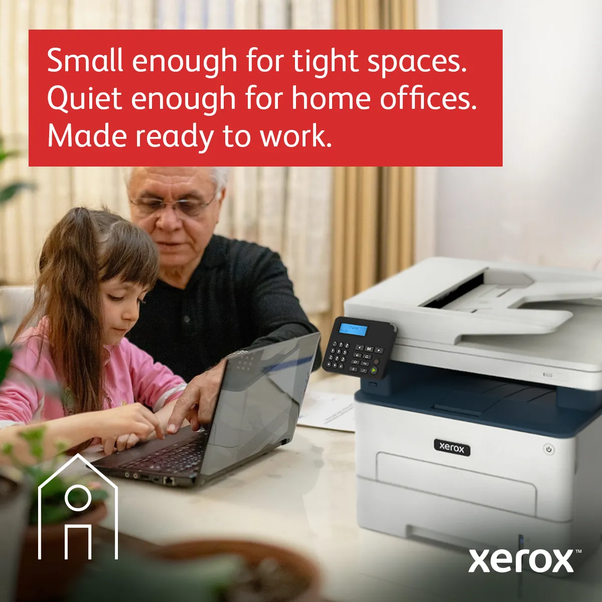 Xerox B225 A4 -mustavalkolasermonitoimilaite