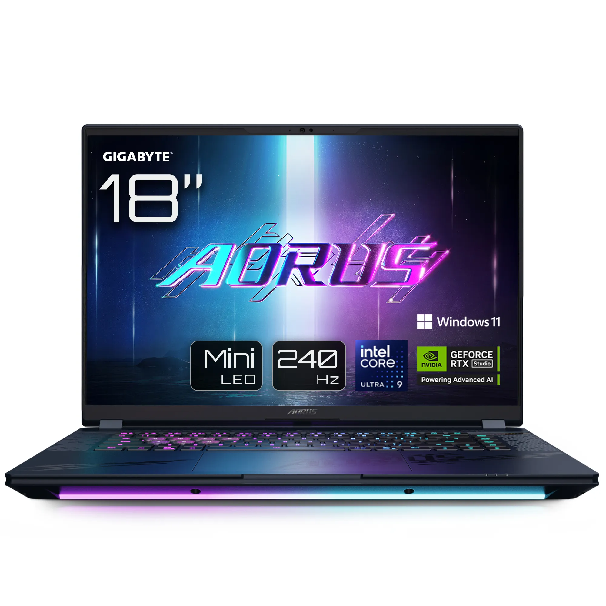 Gigabyte AORUS MASTER 16 16" Ultra 9 275HX, 4 Tt, Win 11 Pro -kannettava, dark tide