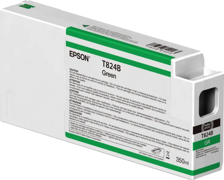 Epson UltraChrome HDX T824B00 ink cartridge, 350 ml, Green