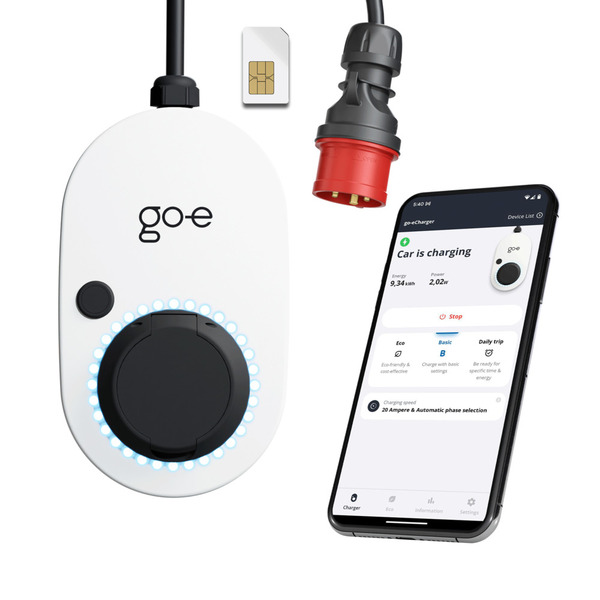 GO-E Gemini flex 2.0 22 kW 3-vaiheinen AC-latausasema IP65