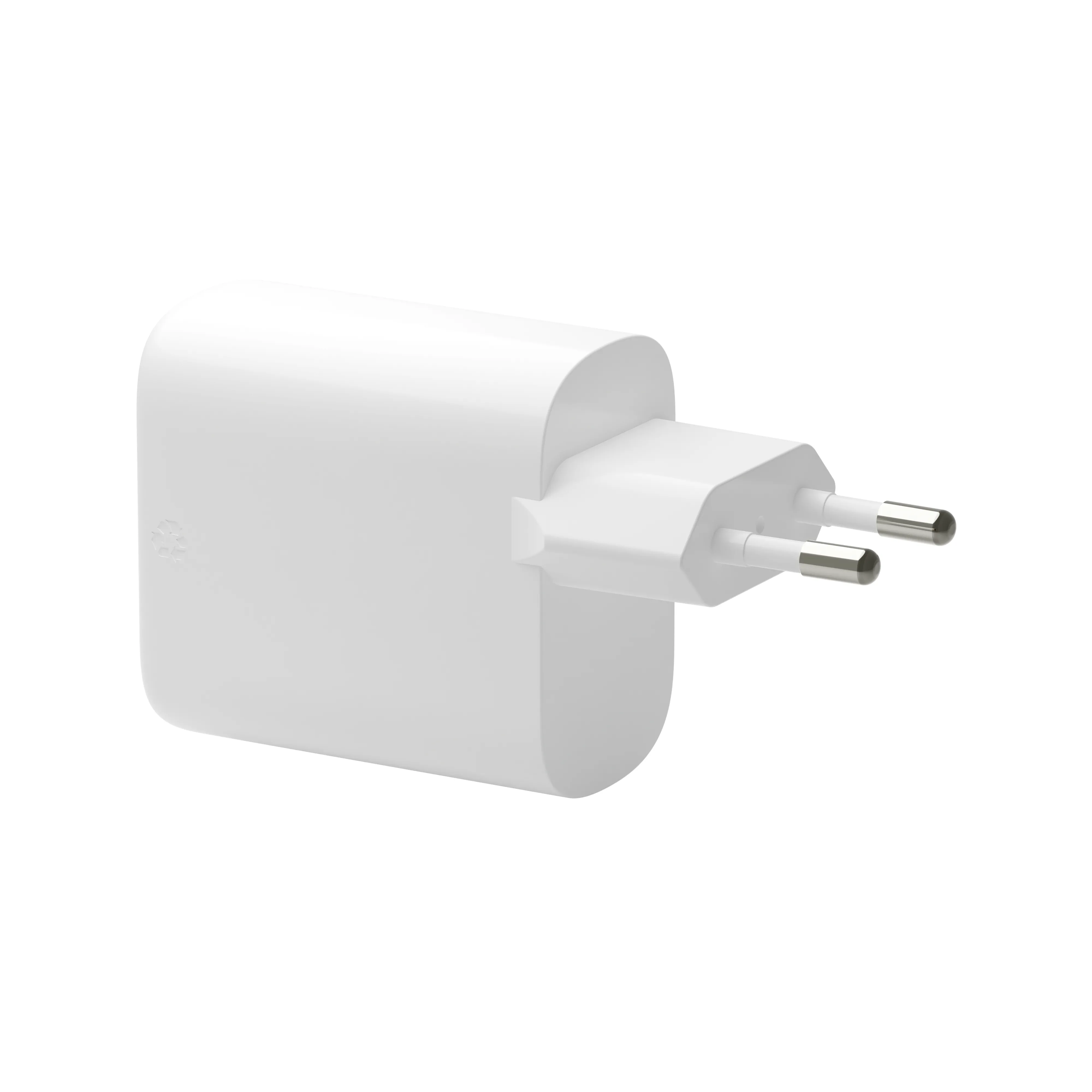 Re-charge - EU Wall Charger - 2x USB-C 45W, White