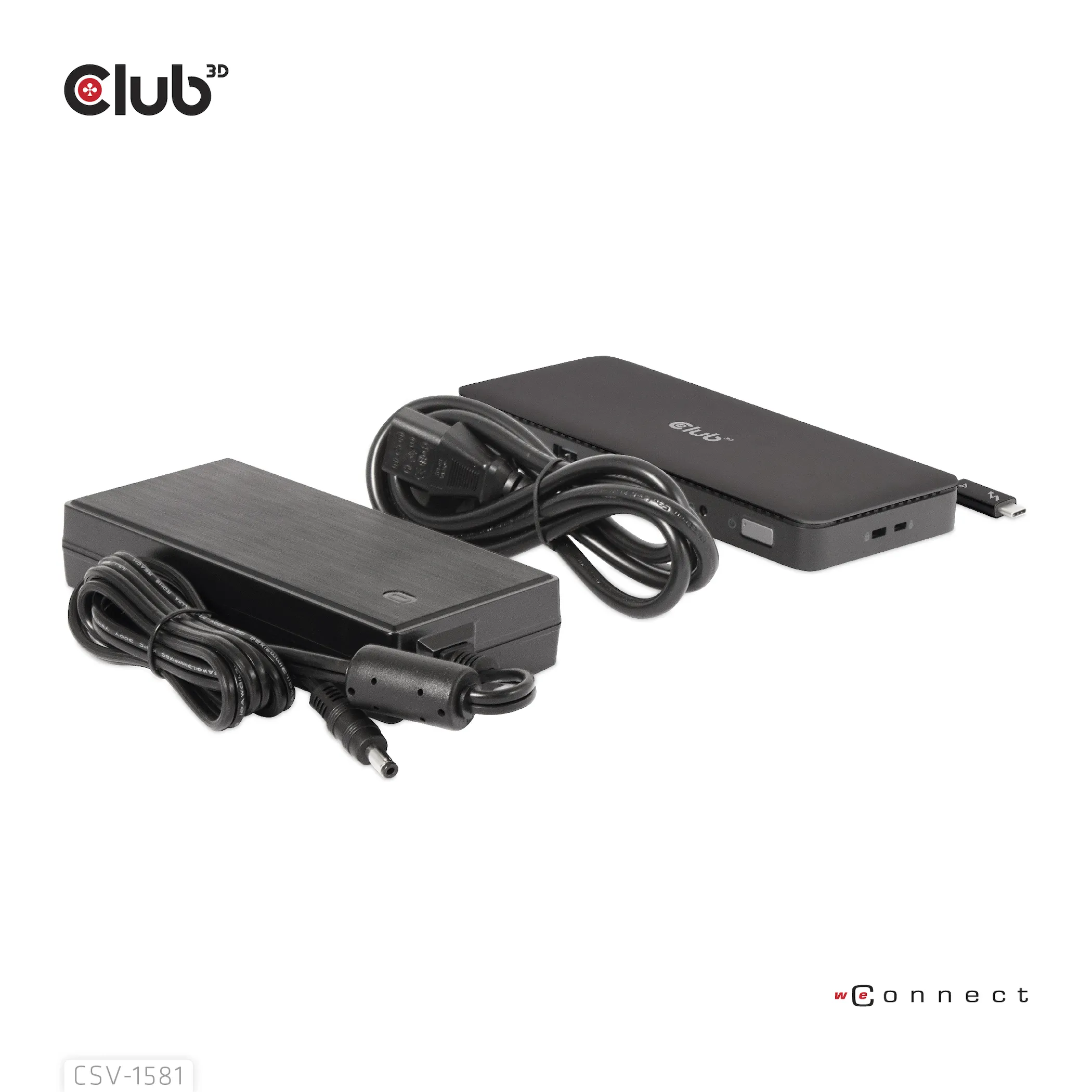 Club 3D Thunderbolt 4 11-in-1 - docking station, Black