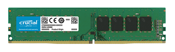 Crucial 8GB (1x8GB) DDR4 UDIMM 2400MHz - Green