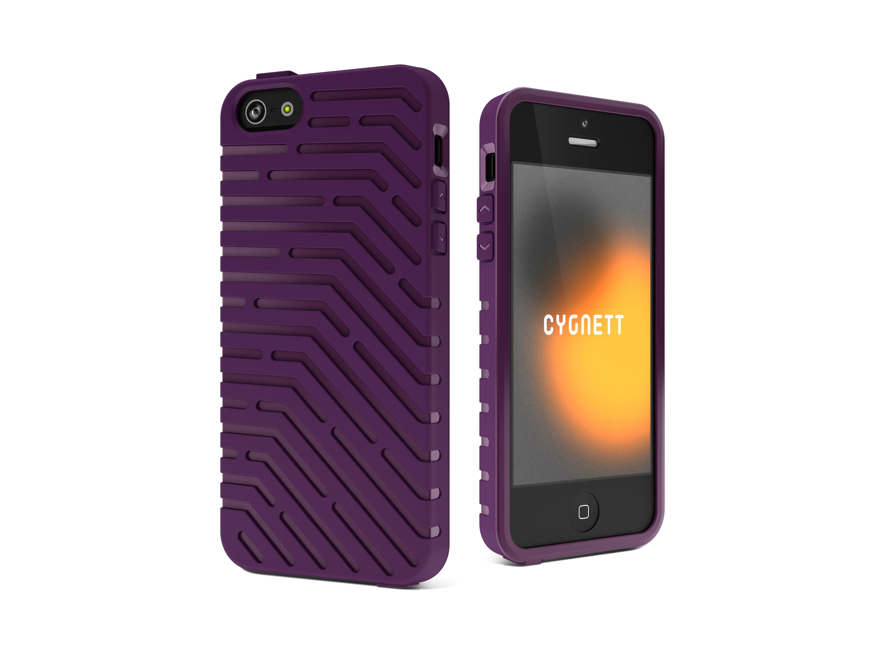 Cygnett Vector TPU Case for iPhone 5 + Screen Protector - Imperial Purple