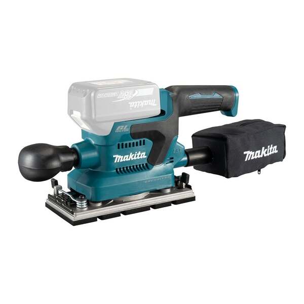 Makita 18V LXT -akkuk&auml;ytt&ouml;inen harjaton viimeistelyhiomakone, pelkk&auml; runko