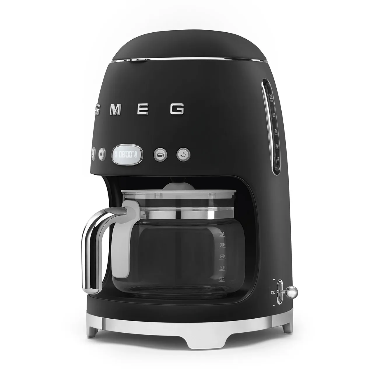 Smeg 50's Style DCF02BLMEU - kaffebryggare, helautomatisk, Svart