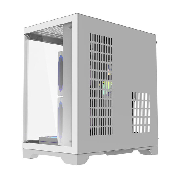 DARKFLASH FT350 Mini-Tower Case with window and RGB lighting, White