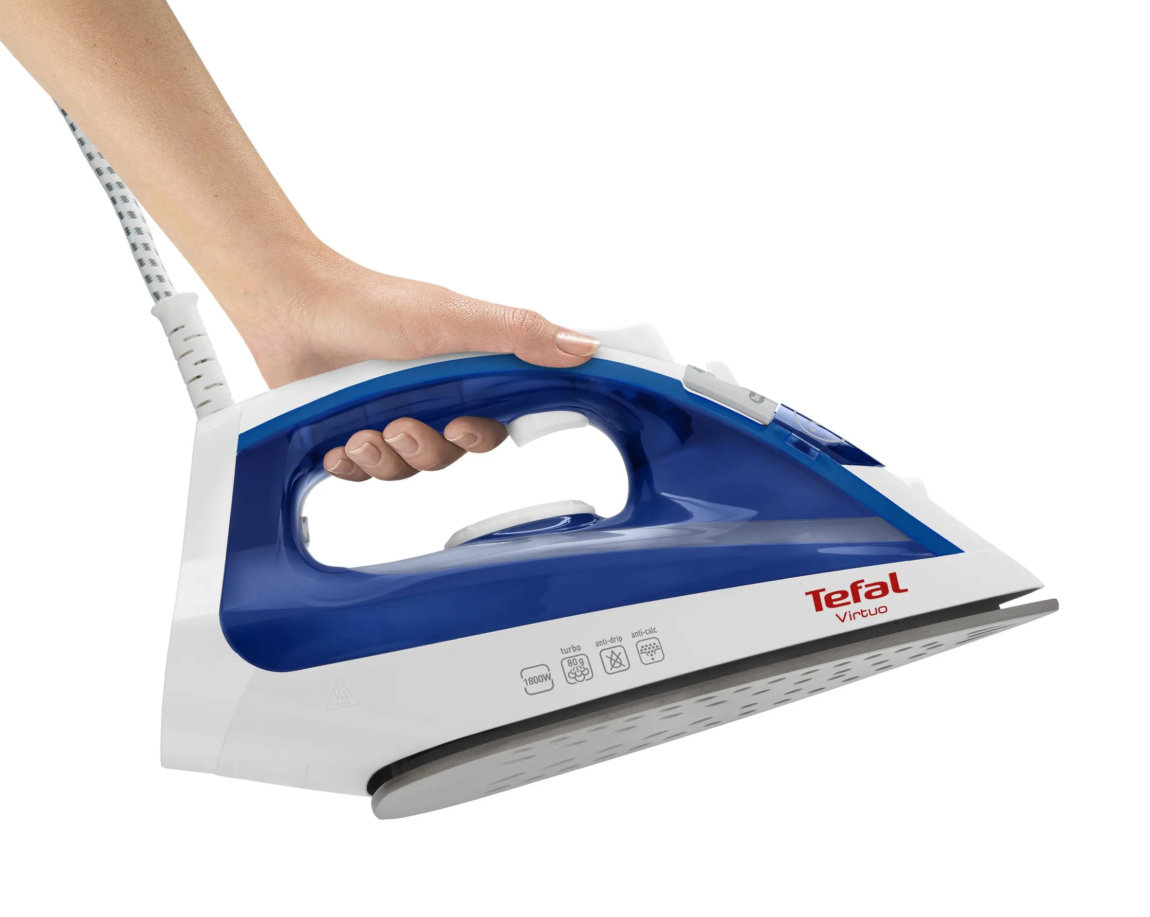 Tefal Virtuo FV1711 - Steam iron, Violet, White
