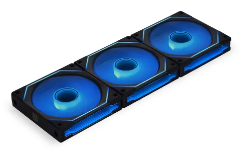 Lian Li UNI Fan IN 120 Triple reverse blade -tuuletin, Musta