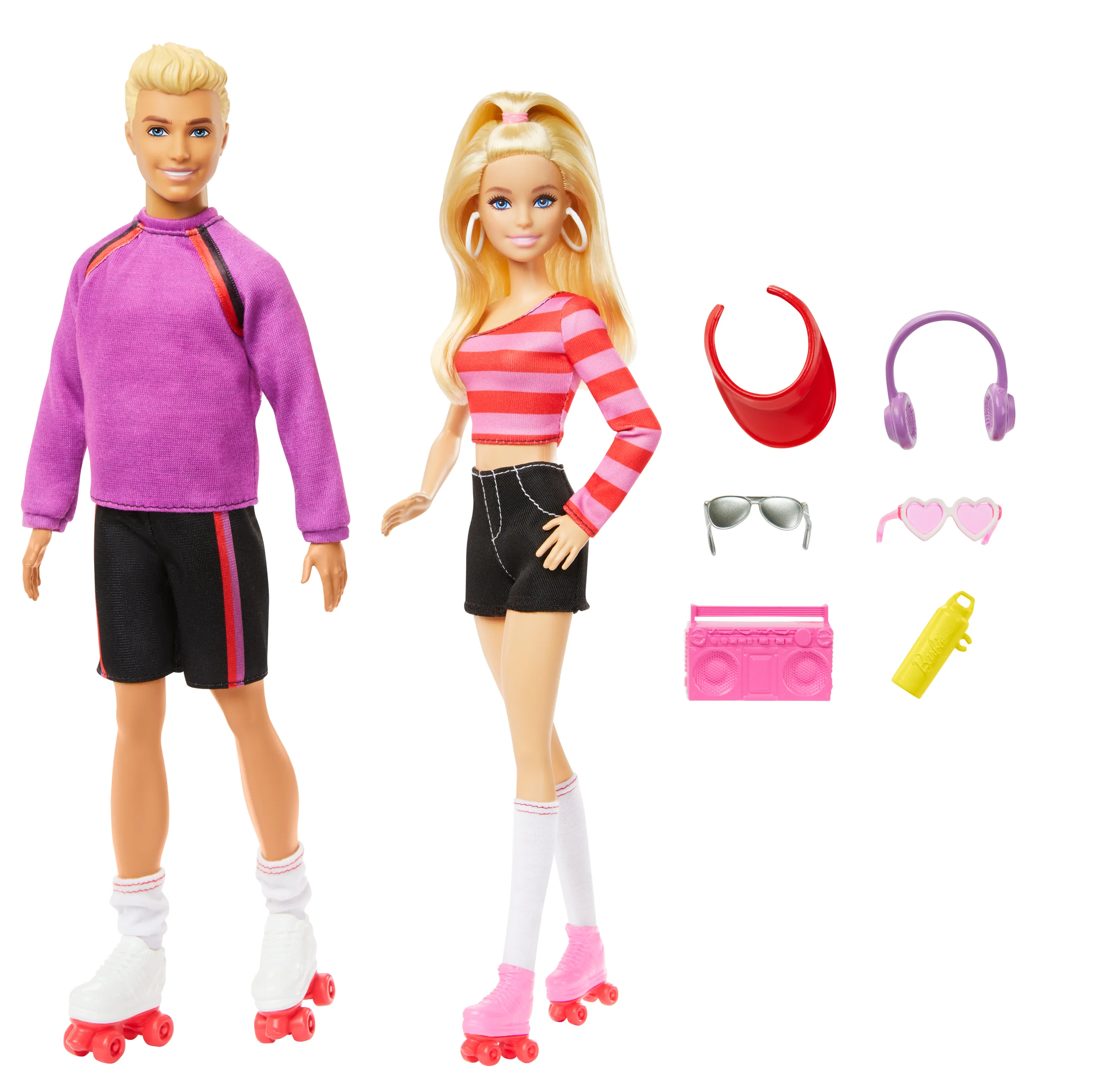 Mattel Ken &amp; Barbie Fashionista Dolls Set of 2