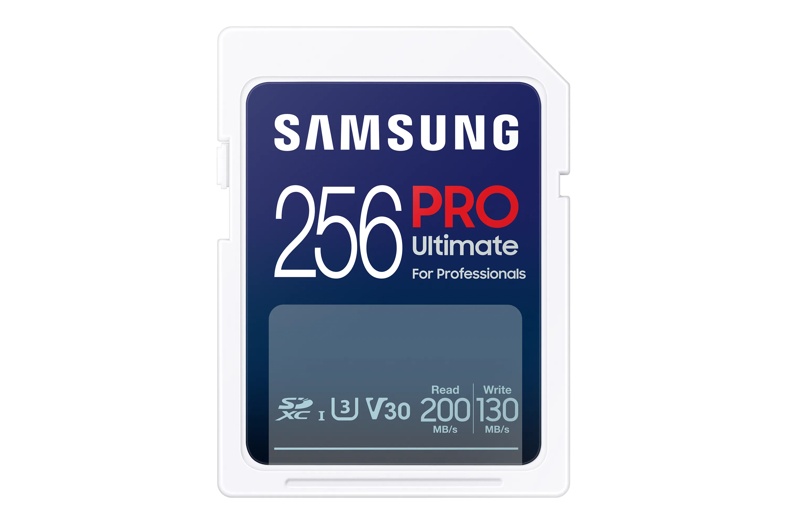 Samsung PRO Ultimate 256 Gt SDXC UHS-I U3 V30 -muistikortti, valkoinen