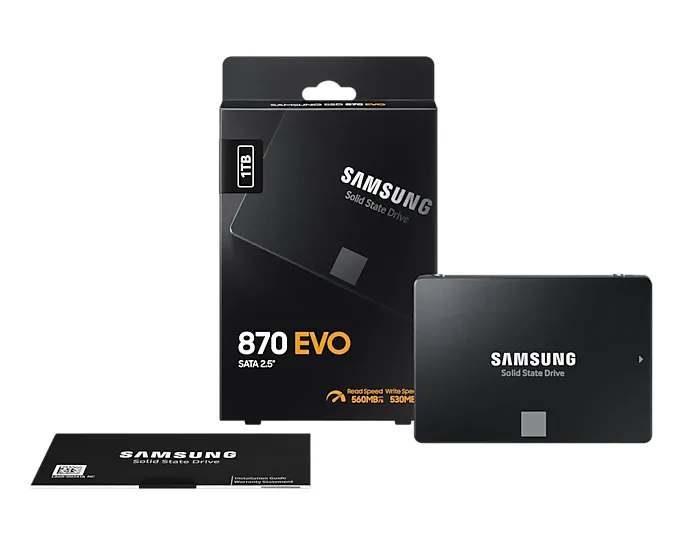 Samsung 870 EVO 1TB 2.5" SATA SSD