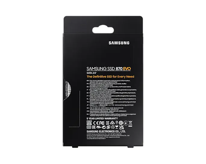 Samsung 870 EVO 1TB 2.5" SATA SSD
