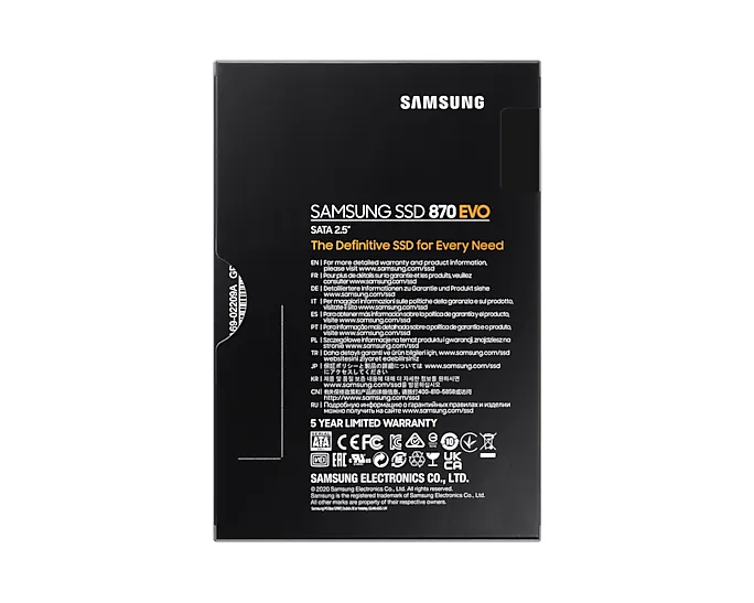 Samsung 870 EVO 1TB 2.5" SATA SSD