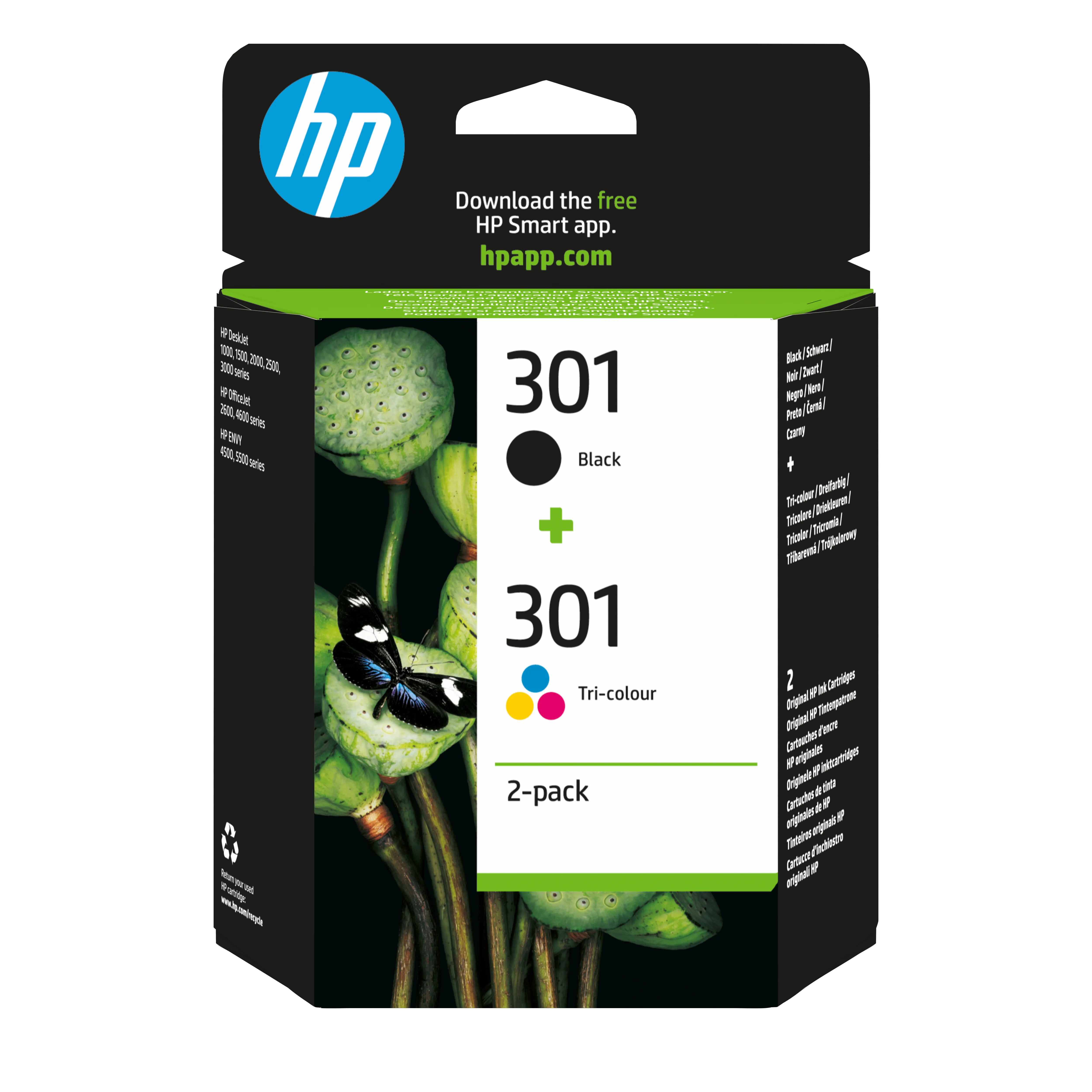 HP 301 ink cartridge combo 2-Pack