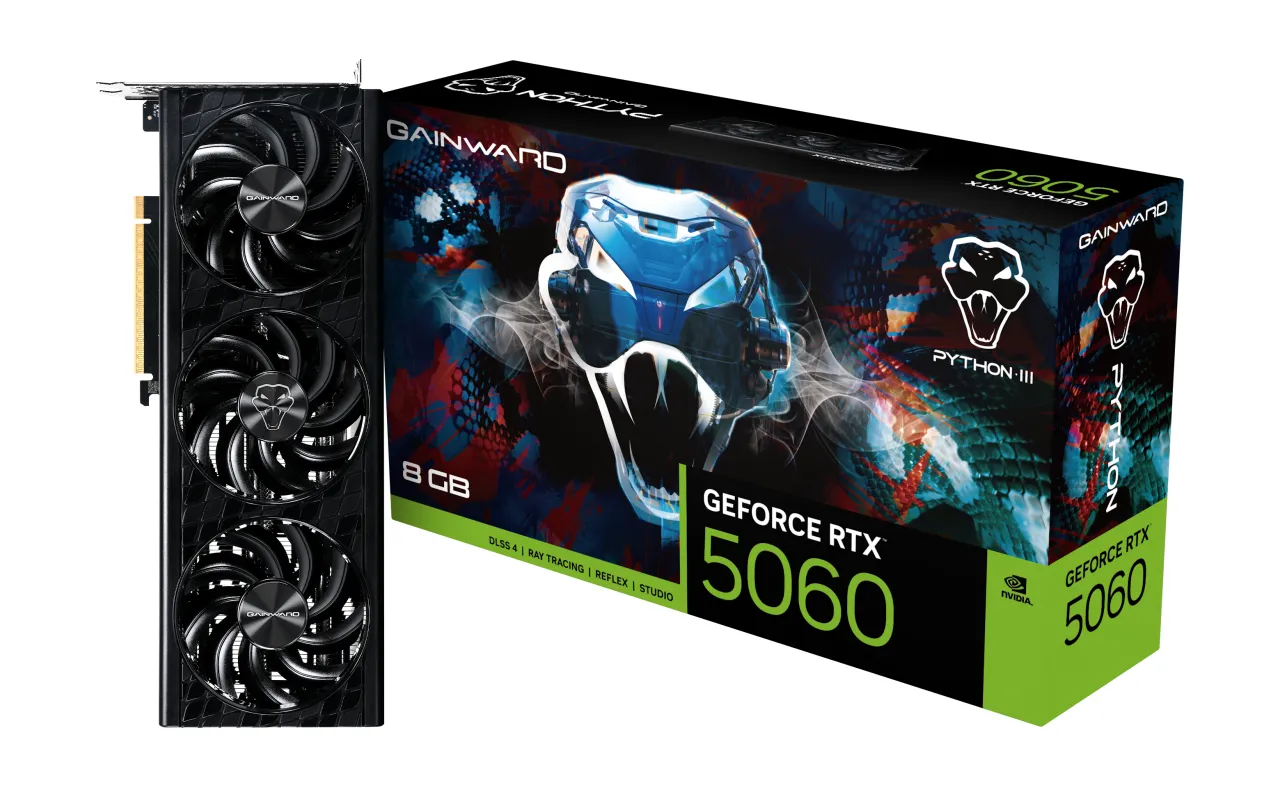 Gainward GeForce RTX 5060 Python III 8 GB - grafikkort