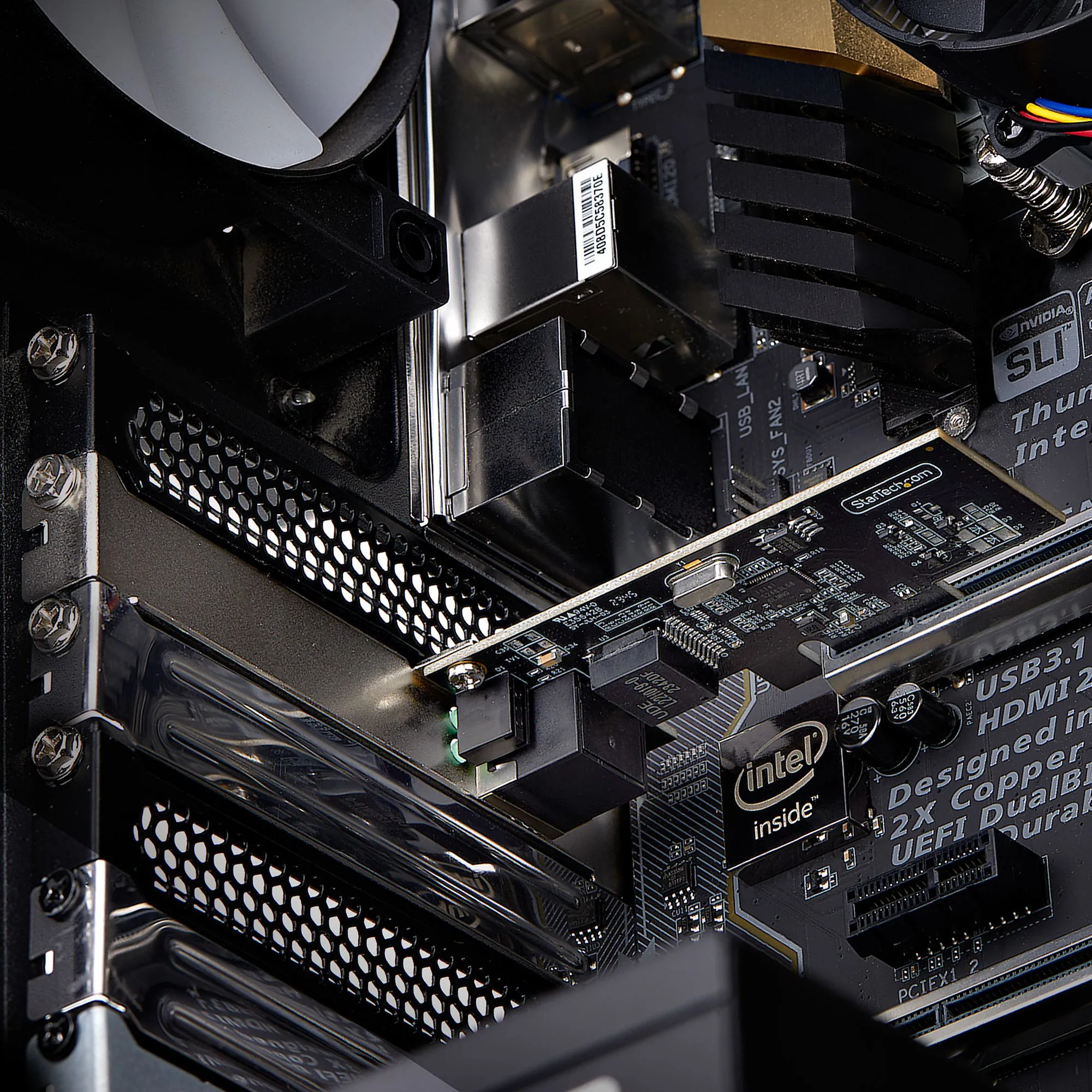 STARTECH.COM 1-Port 2.5Gbps PCIe Network Card Computer Network Card Intel I225-V Multi-Gigabit Ethernet Interface Card