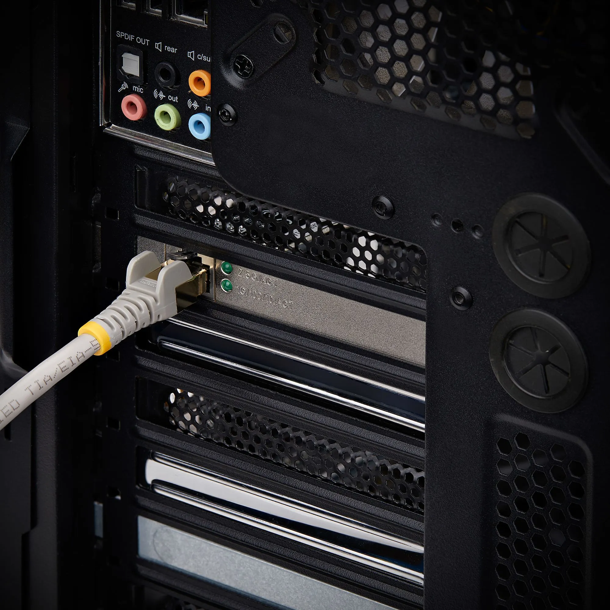 STARTECH.COM 1-Port 2.5Gbps PCIe Network Card Computer Network Card Intel I225-V Multi-Gigabit Ethernet Interface Card