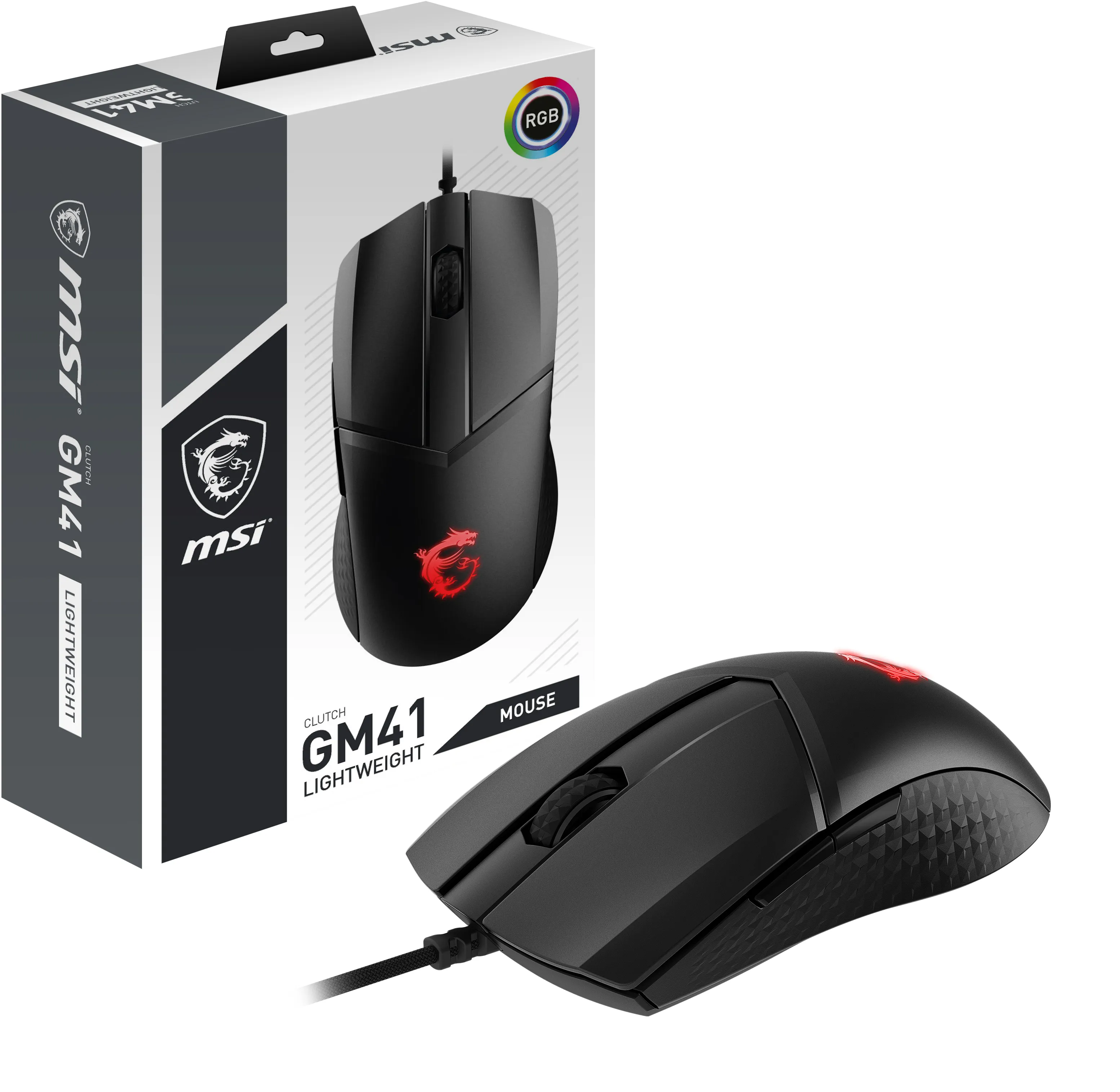 MSI Clutch GM41 - gaming mouse, Black
