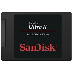 SanDisk Ultra II - Puolijohdeasema - 960 Gt - sis&auml;inen - 2.5" - SATA 6Gb/s