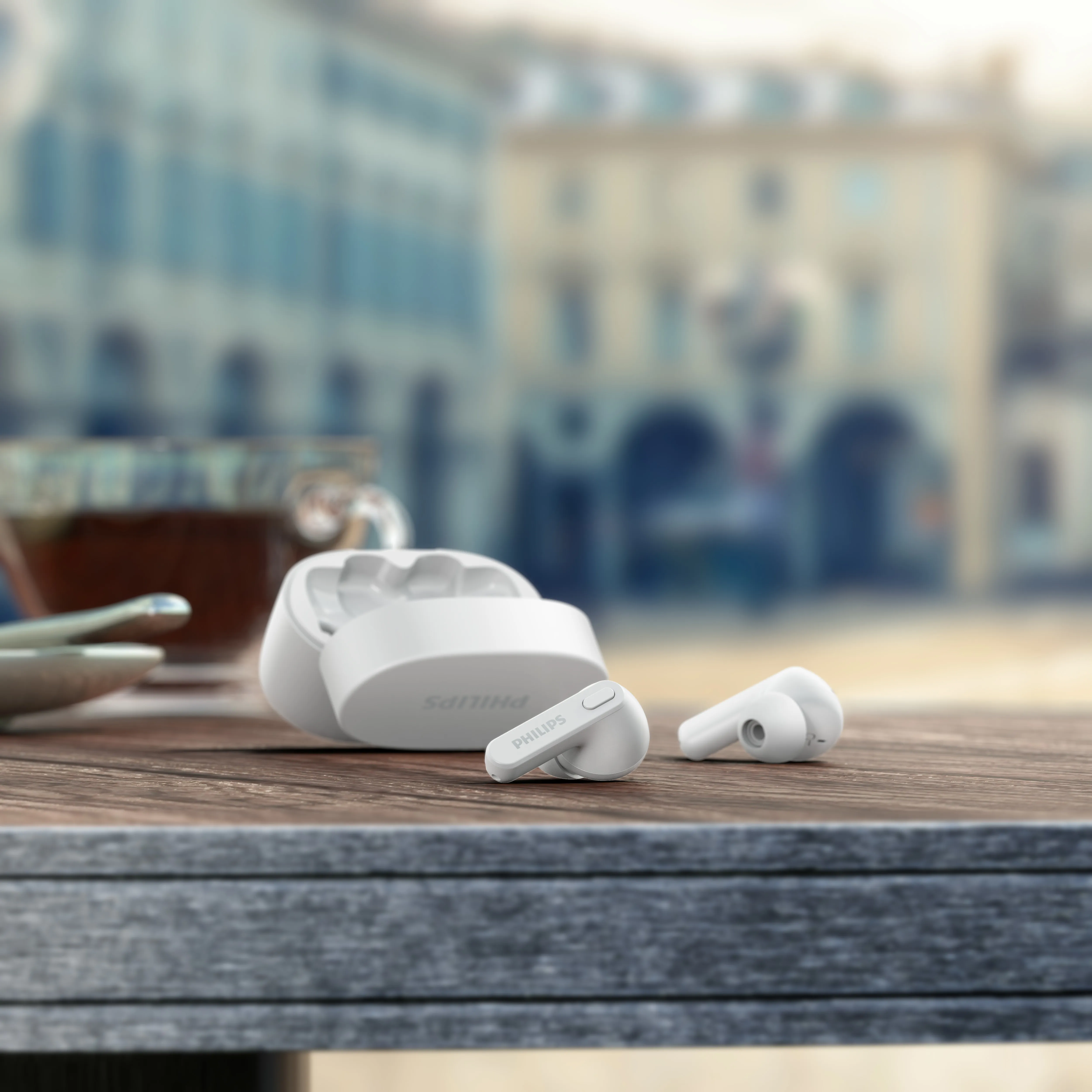Philips T2206 TWS - wireless in-ear headphones, White