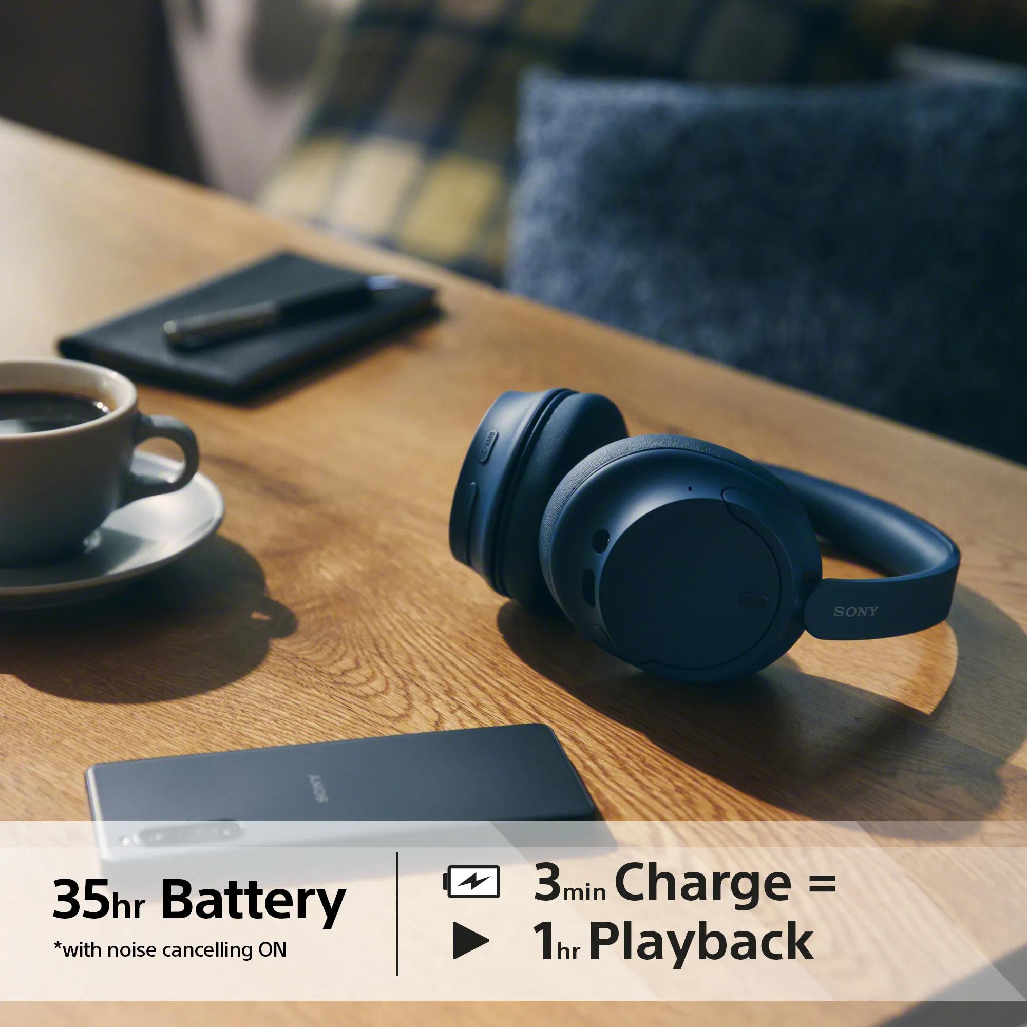 Sony WH-CH720NL - wireless headphones, blue