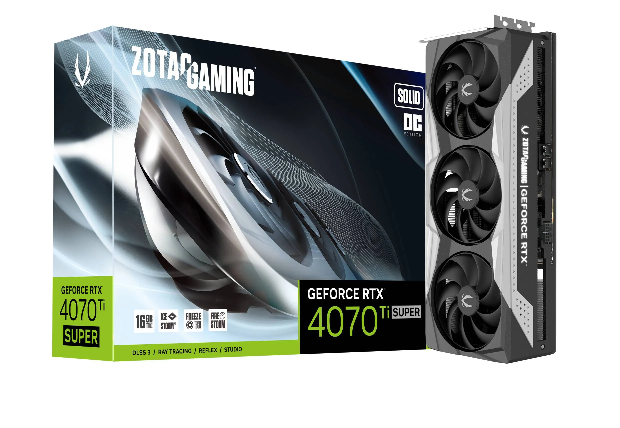Zotac GeForce RTX 4070 Ti SUPER Solid OC 16 GB - graphics card
