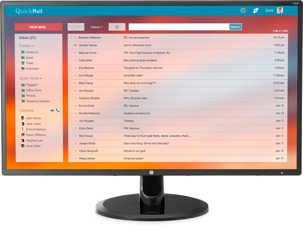 HP 27" V270, Full HD, IPS -näyttö HP 27" V270, Full HD, IPS -näyttö
