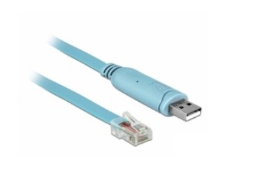 Adapter USB 2.0 Type-A male &gt; 1 x Serial RS-232 RJ45 male 3.0 m blue