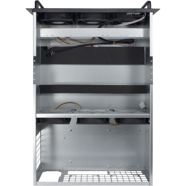Inter-Tech 4W2 Rack Chassis, Black/Grey