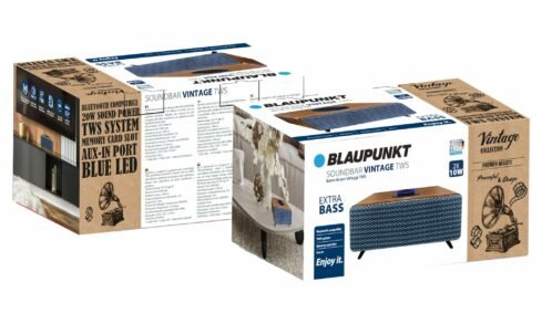 Blaupunkt BLP 9180 Speaker BT 20W Vintage wood