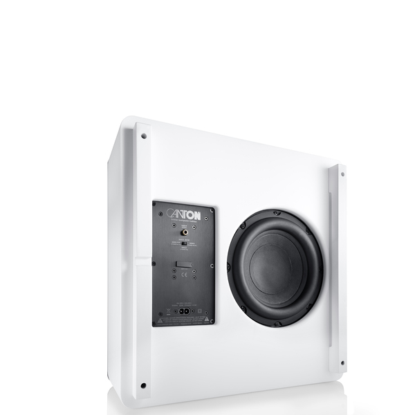 Canton Smart Sub 10 - active wireless subwoofer, white lacquer/white glass