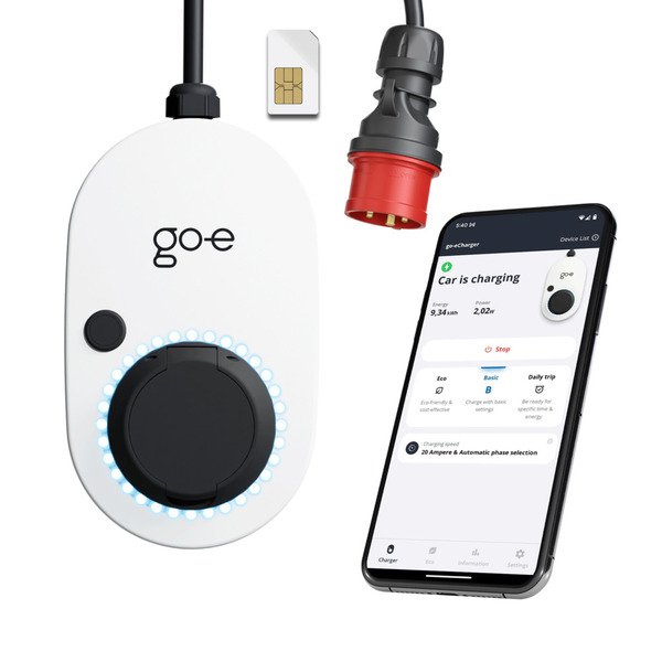 GO-E Gemini flex 2.0 22 kW 3-Phase AC Charging Station IP65
