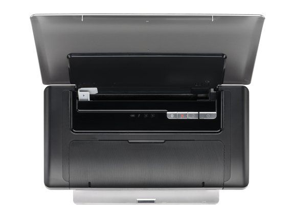 HP Officejet 100 Mobile Printer 22ppm black 18ppm color (draft) Bluetooth 2 50 sheet input tray LiIon battery included