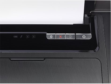 HP Officejet 100 Mobile Printer 22ppm black 18ppm color (draft) Bluetooth 2 50 sheet input tray LiIon battery included
