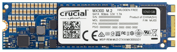 Crucial MX300 1TB M.2 SSD 2280SS SSD- levy M.2