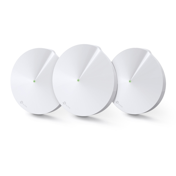 TP-Link Deco P7 WiFi Mesh-system, 3-pack, Powerline, Dual-Band, vit