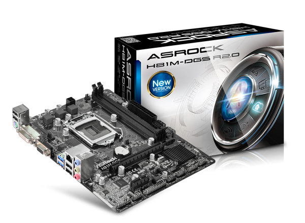 MB Intel 1150 ASRock H81M-DGS 2.0