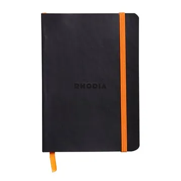 Rhodiarama Ntbk Black A6 L