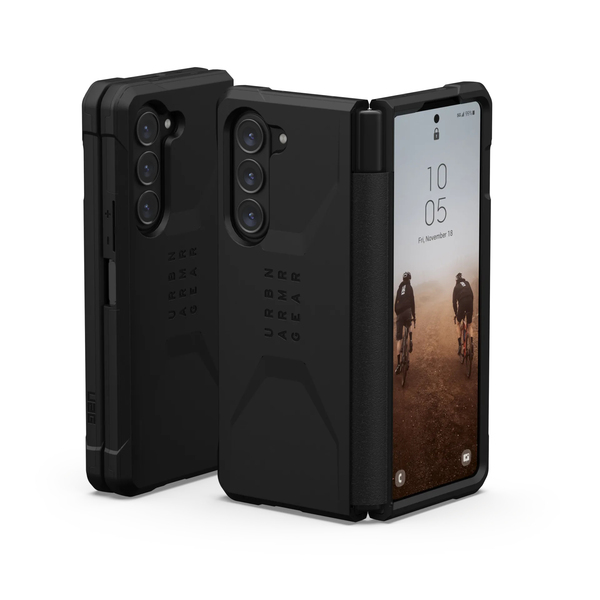UAG Civilian, Galaxy Z Fold5 - Case, Black UAG Civilian, Galaxy Z Fold5 - Case, Black
