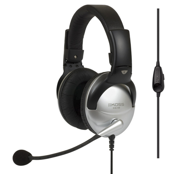 KOSS SB49 Headset On-Ear Silver/Black