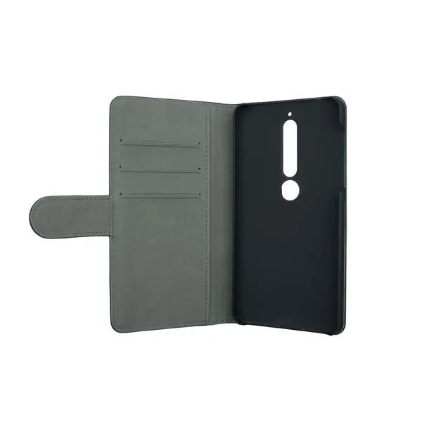 GEAR Wallet, Nokia 6.1 - plånboksfodral, Svart