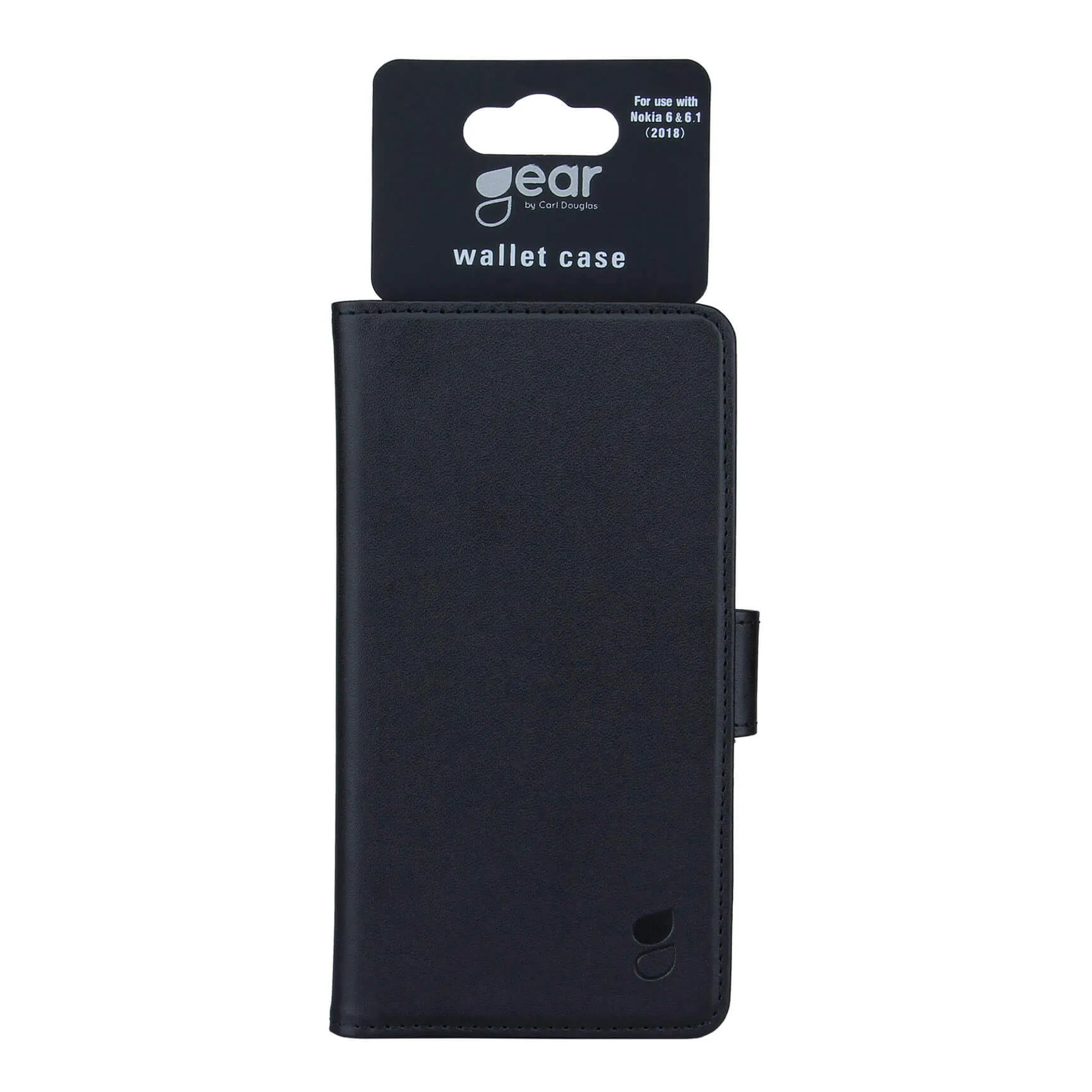 GEAR Wallet, Nokia 6.1 - Wallet Case, Black