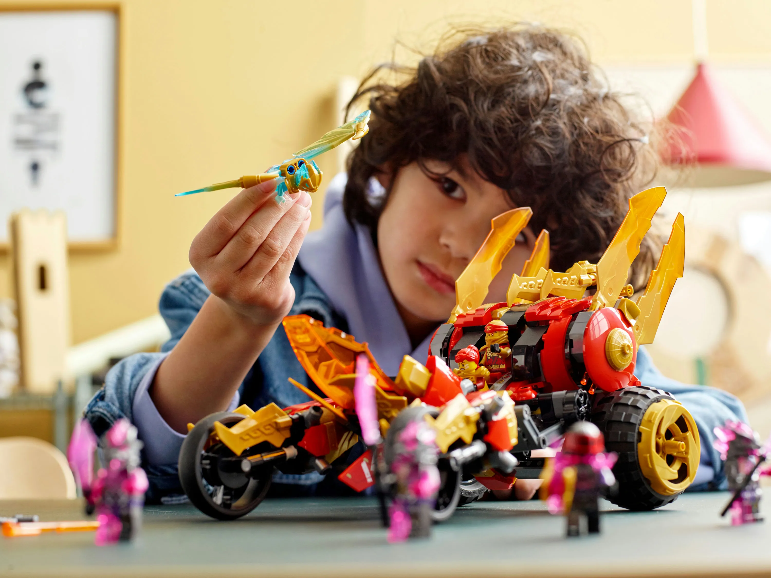 Lego Ninjago Kais Gold Dragon Raider 71773