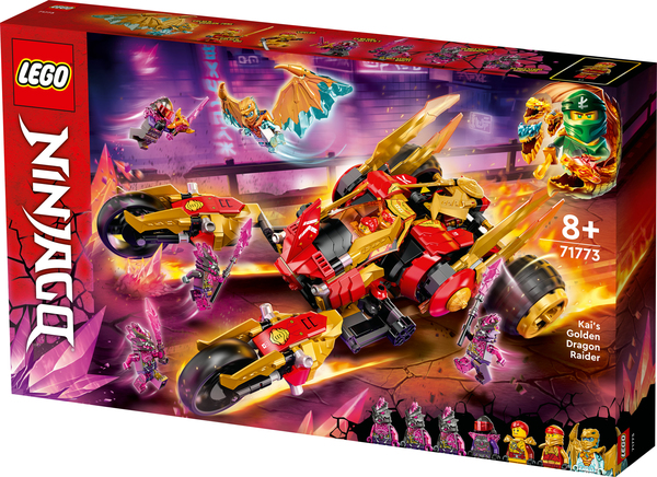 Lego Ninjago Kais Gold Dragon Raider 71773