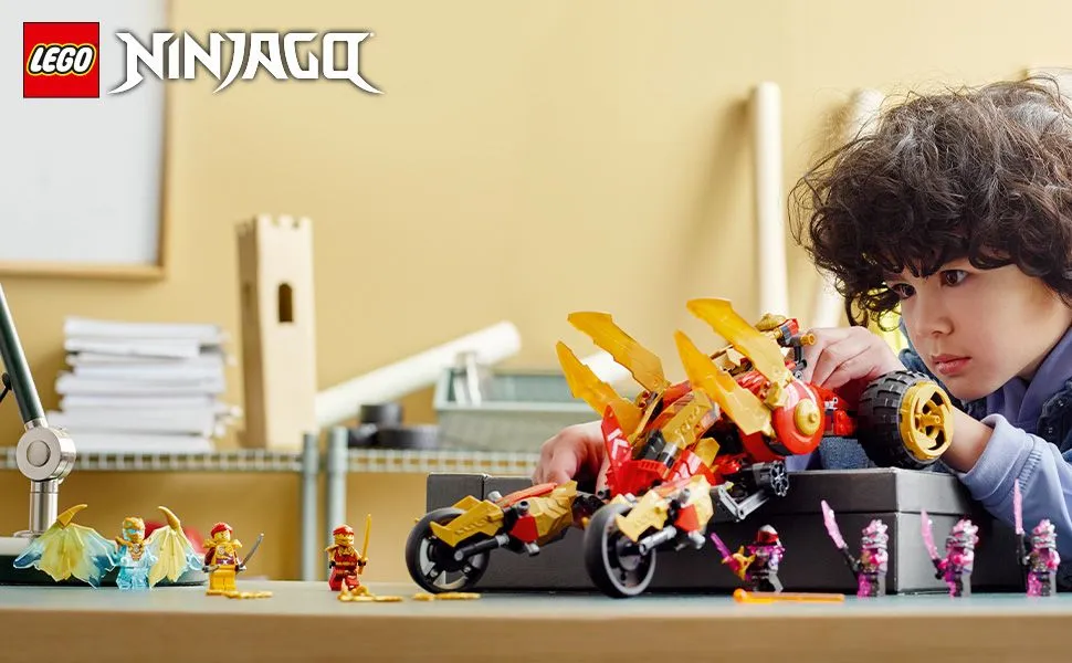 Lego Ninjago Kais Gold Dragon Raider 71773