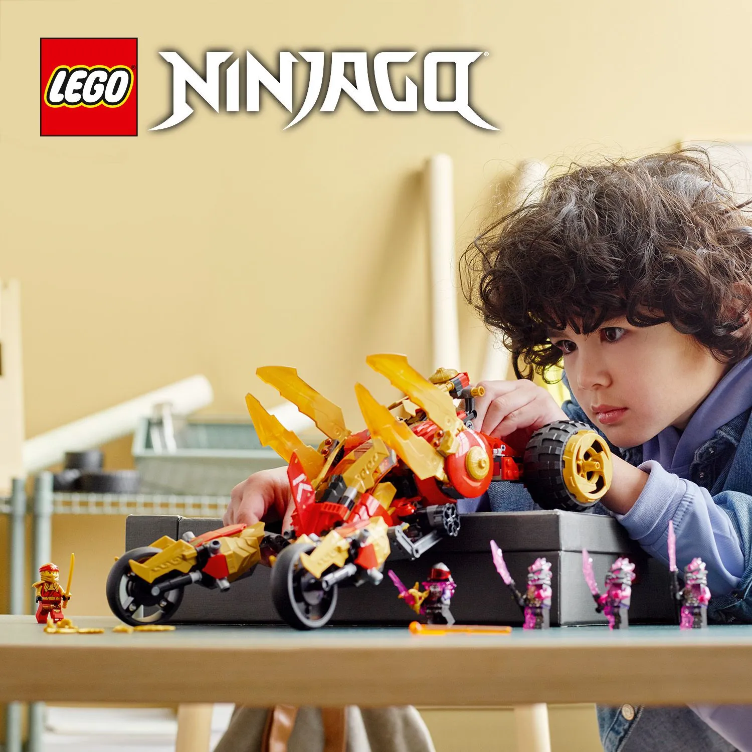 Lego Ninjago Kais Gold Dragon Raider 71773